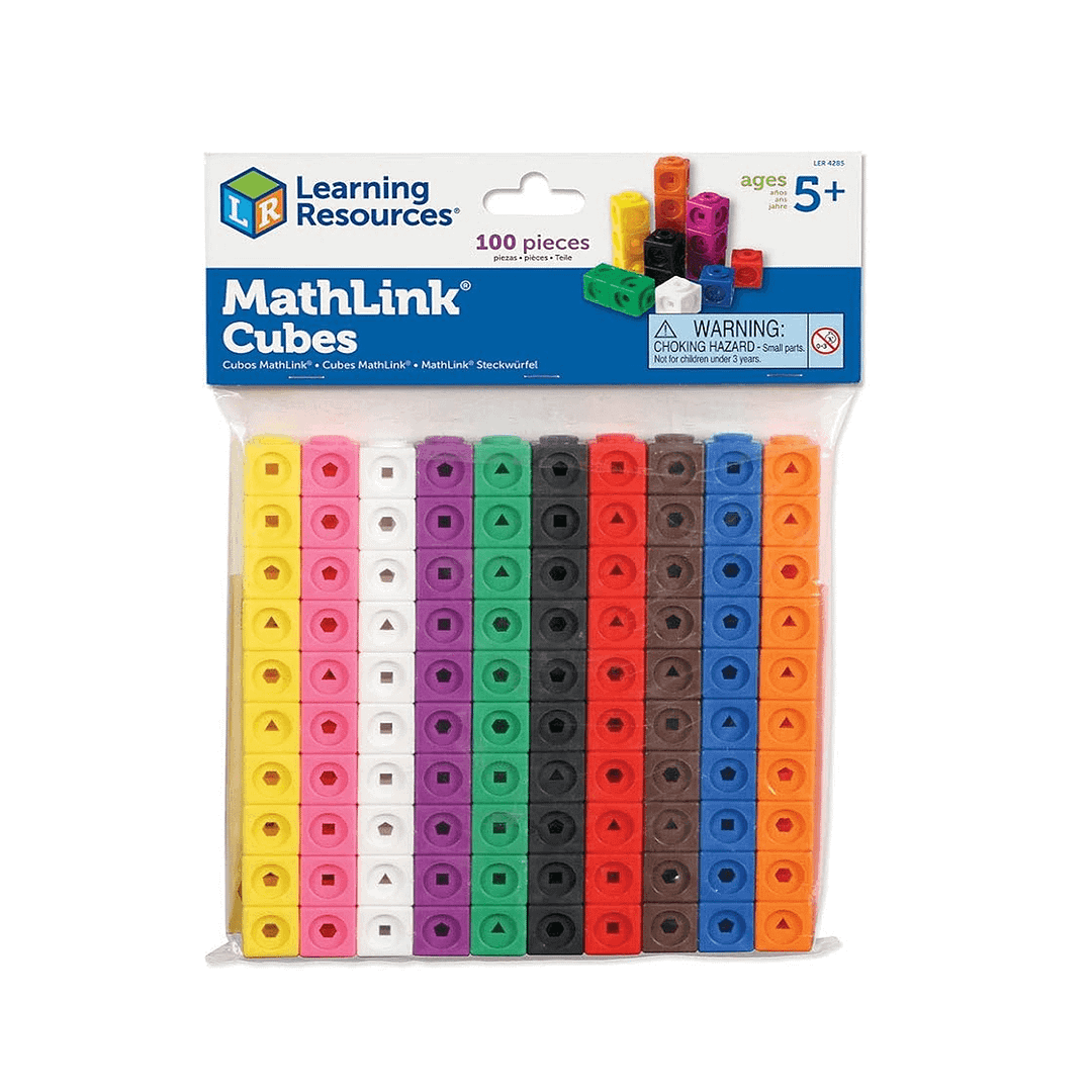 POLICUBOS Cubos set de 100 para construir-LEARNING RESOURCES