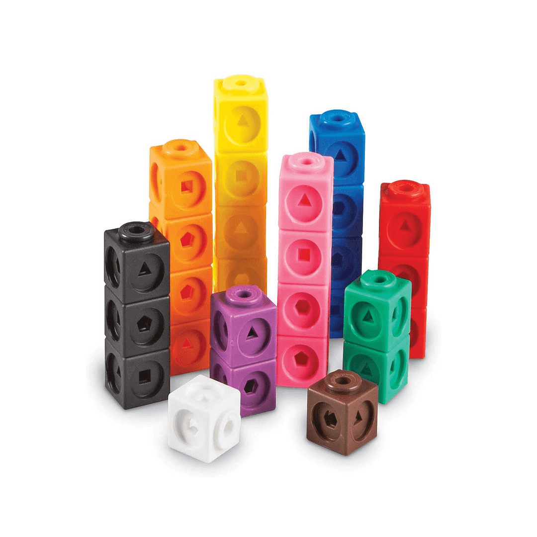 POLICUBOS Cubos set de 100 para construir-LEARNING RESOURCES - Imagen 2