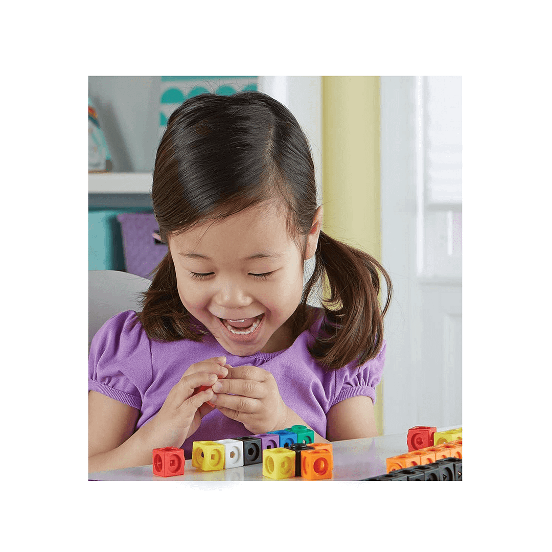 POLICUBOS Cubos set de 100 para construir-LEARNING RESOURCES - Imagen 3