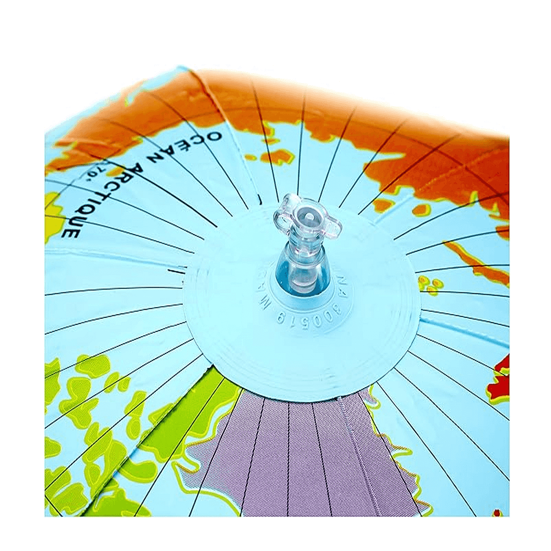 Pelota globo terraqueo inflable 50cm - Imagen 2