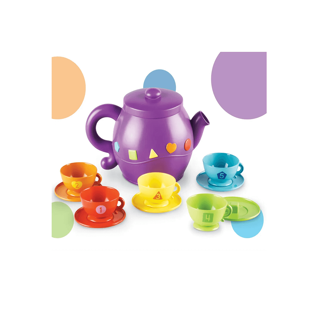 Serving Shapes Tea Set-LEARNING RESOURCE - Imagen 2