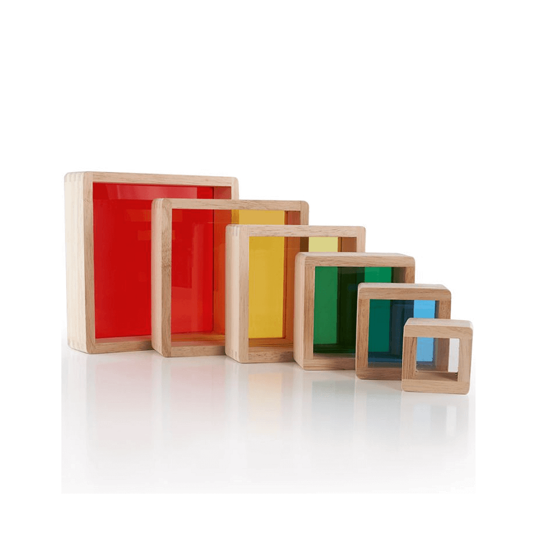 Stacking Rainbow Pyramid GUIDECRAFT