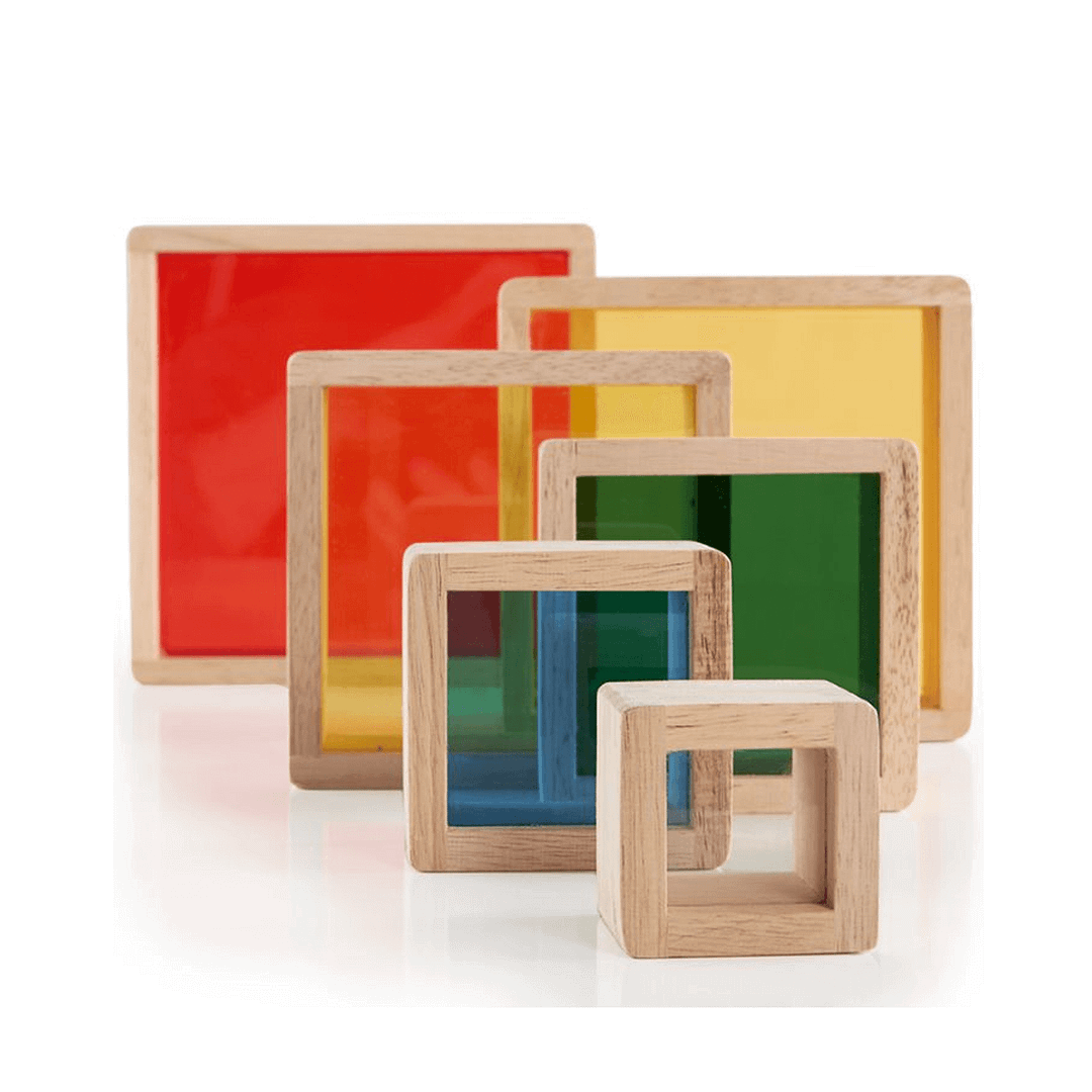 Stacking Rainbow Pyramid GUIDECRAFT - Imagen 2