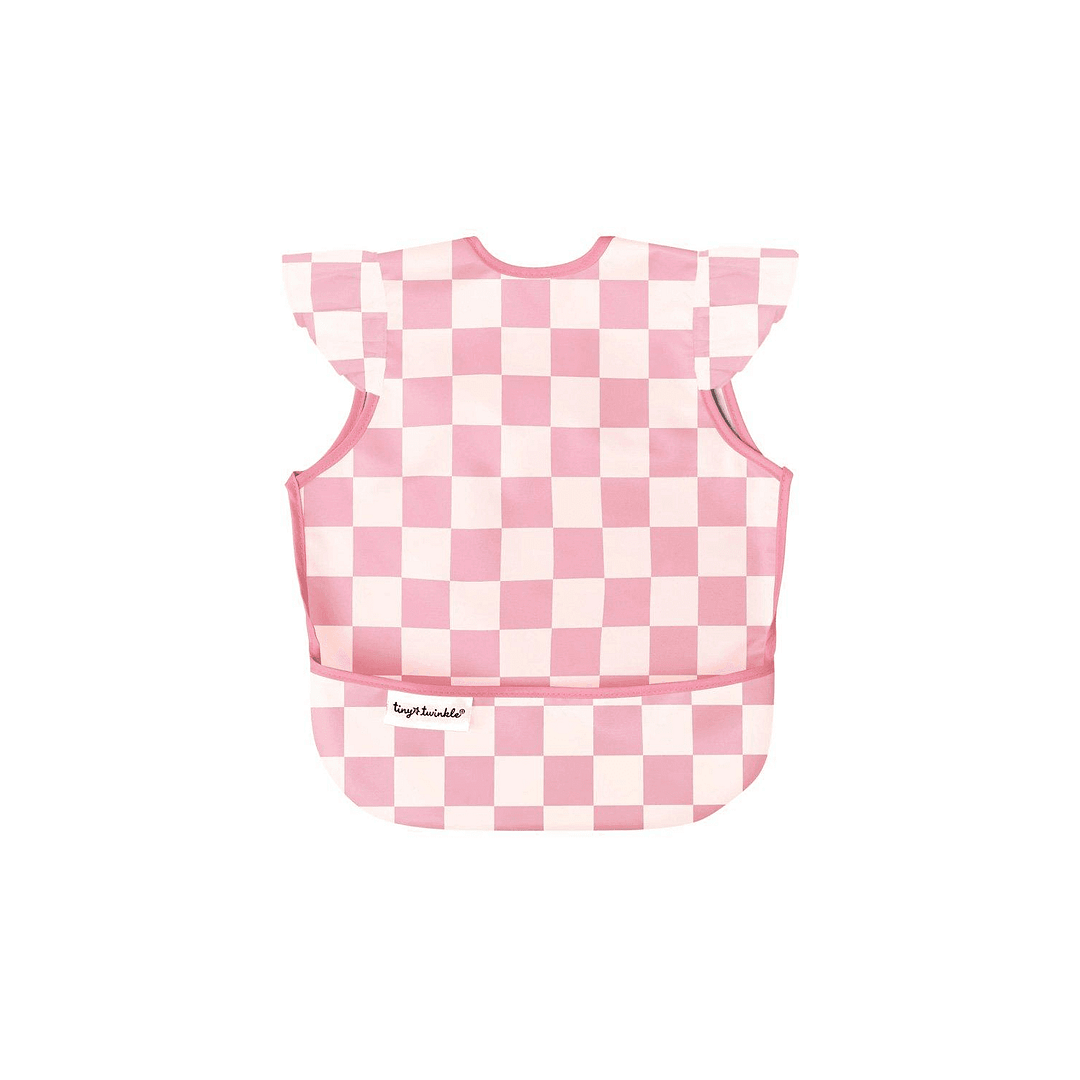 BABERO IMPERMEABLE CUADROS ROSAS T(L)-TINY TWINKLE