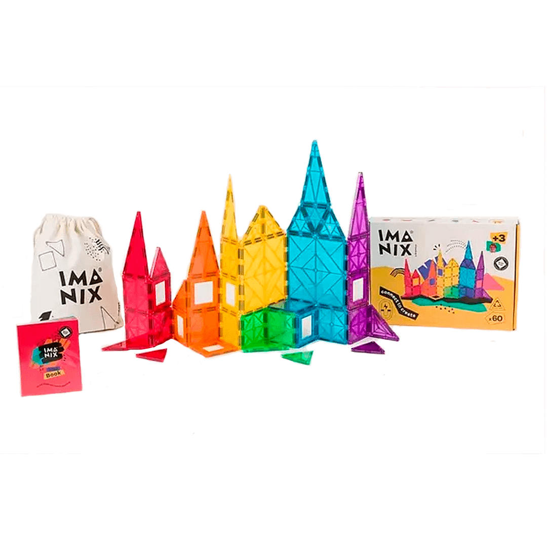 CONSTRUCCIÓN MAGNÉTICA CLASSIC 60 PCS IMANIX-BRAINTOYS