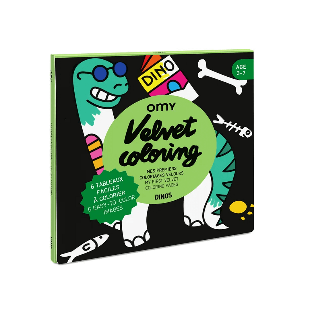 LÁMINA DE TERCIOPELO DINOS- OMY