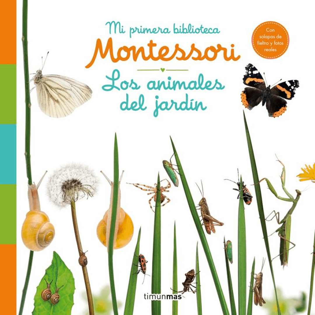 LOS ANIMALES DEL JARDÍN-MI PRIMERA BIBLIOTECA MONTESSORI