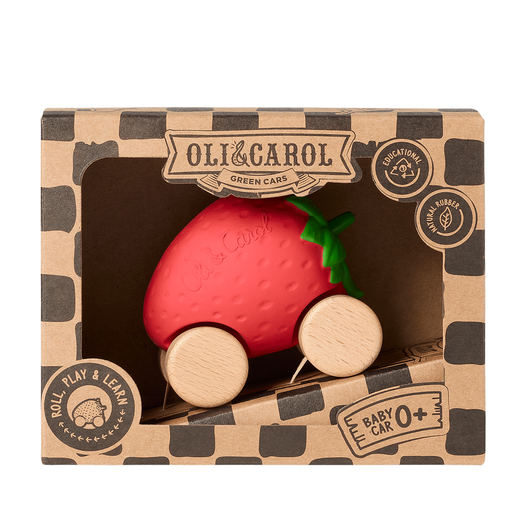 SWEETIE LA FRESA COCHE JUGUETE BEBÉ-OLI&CAROL - Imagen 5