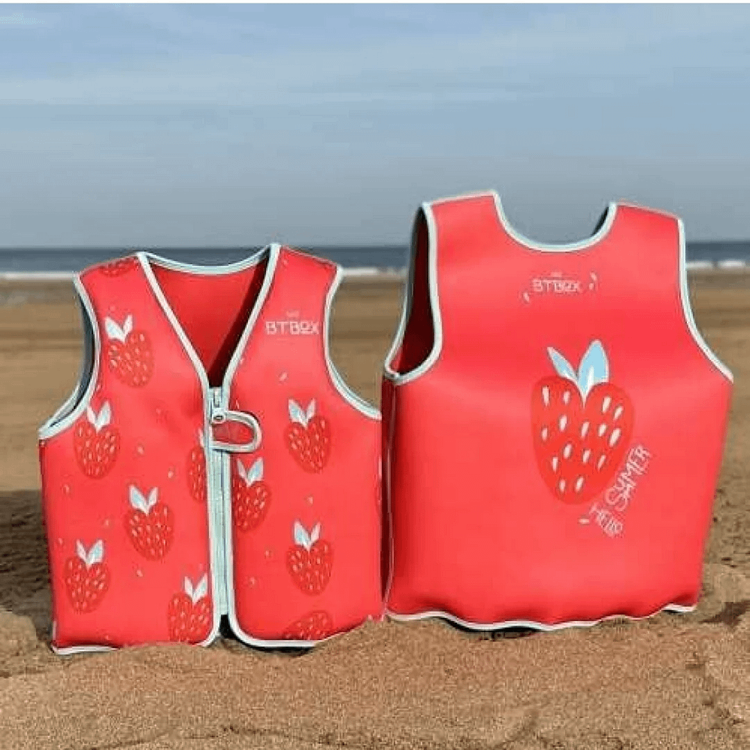 CHALECO APRENDIZAJE FLOTADOR FRESAS-BTBOX