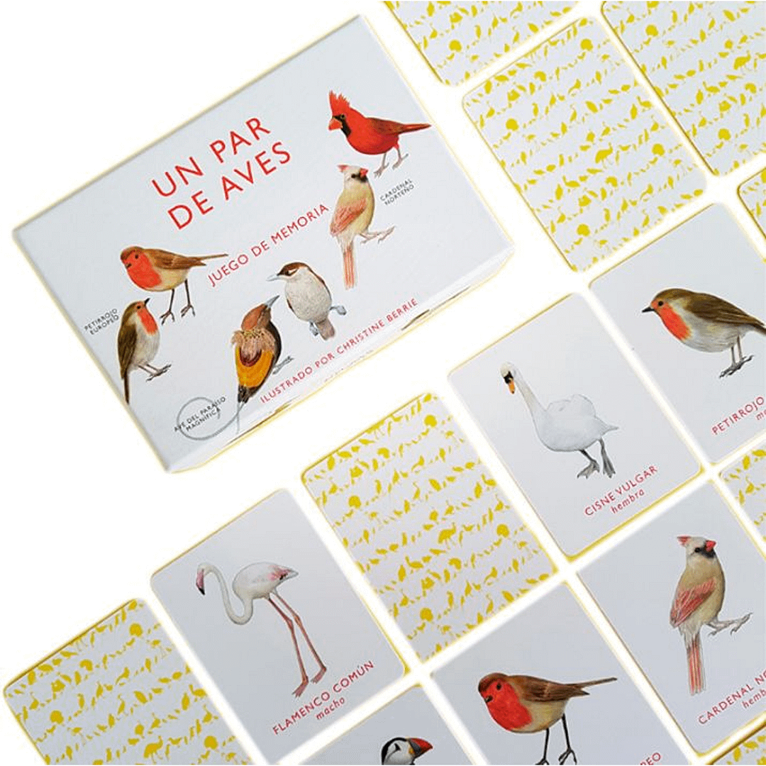 JUEGO DE MEMORIA UN PAR DE AVES - Imagen 2