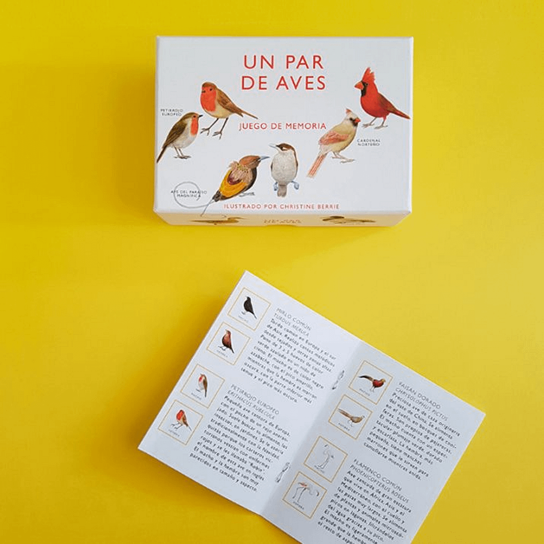 JUEGO DE MEMORIA UN PAR DE AVES