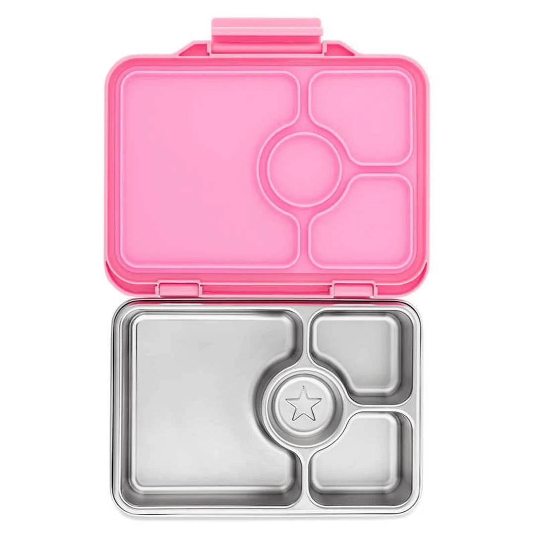 YUMBOX TARTERA ACERO INOXIDABLE ROSA