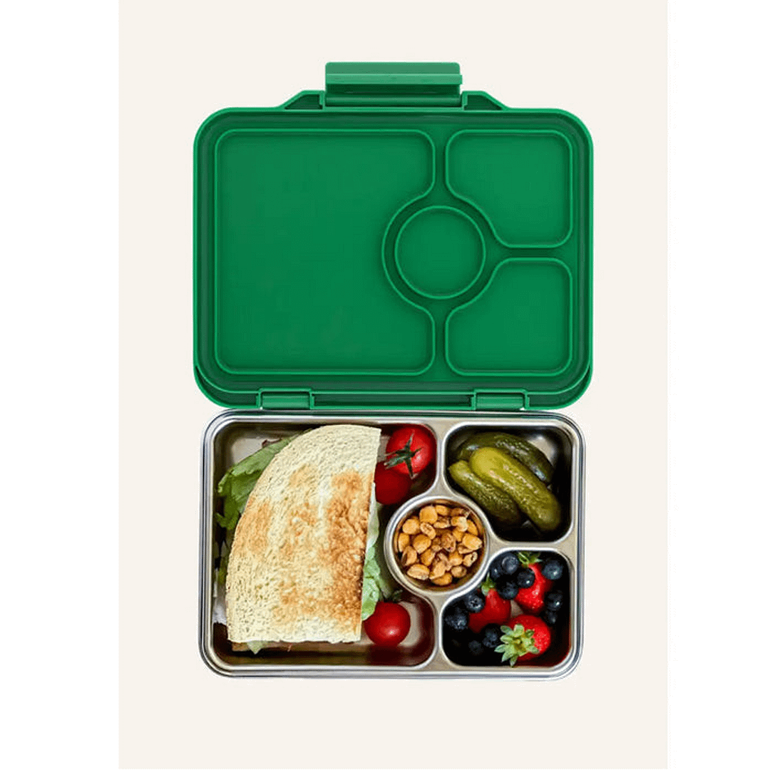 YUMBOX TARTERA ACERO INOXIDABLE VERDE - Imagen 3