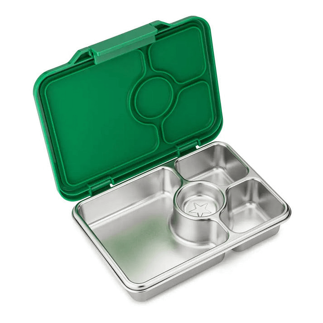 YUMBOX TARTERA ACERO INOXIDABLE VERDE - Imagen 2