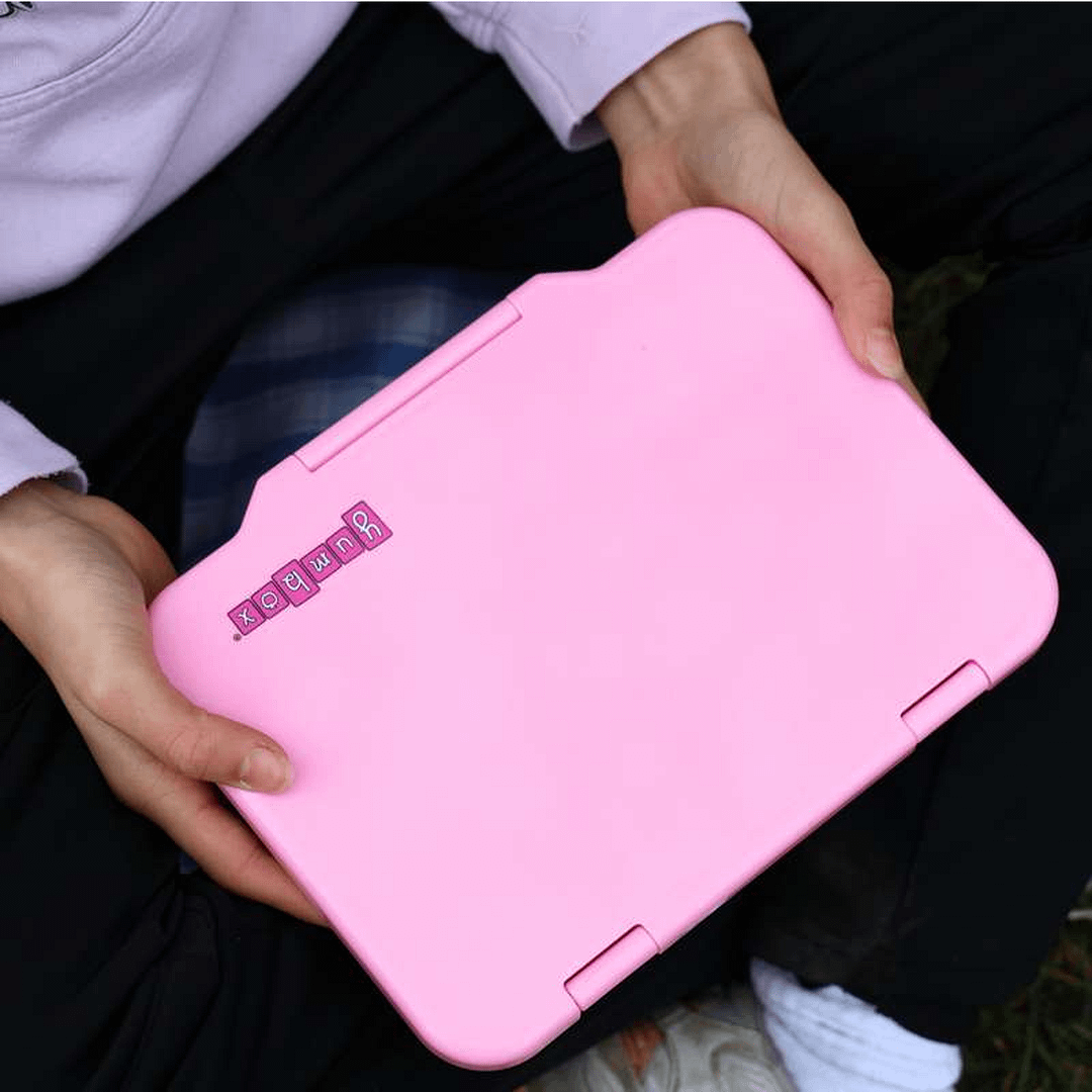 YUMBOX TARTERA ACERO INOXIDABLE ROSA - Imagen 4