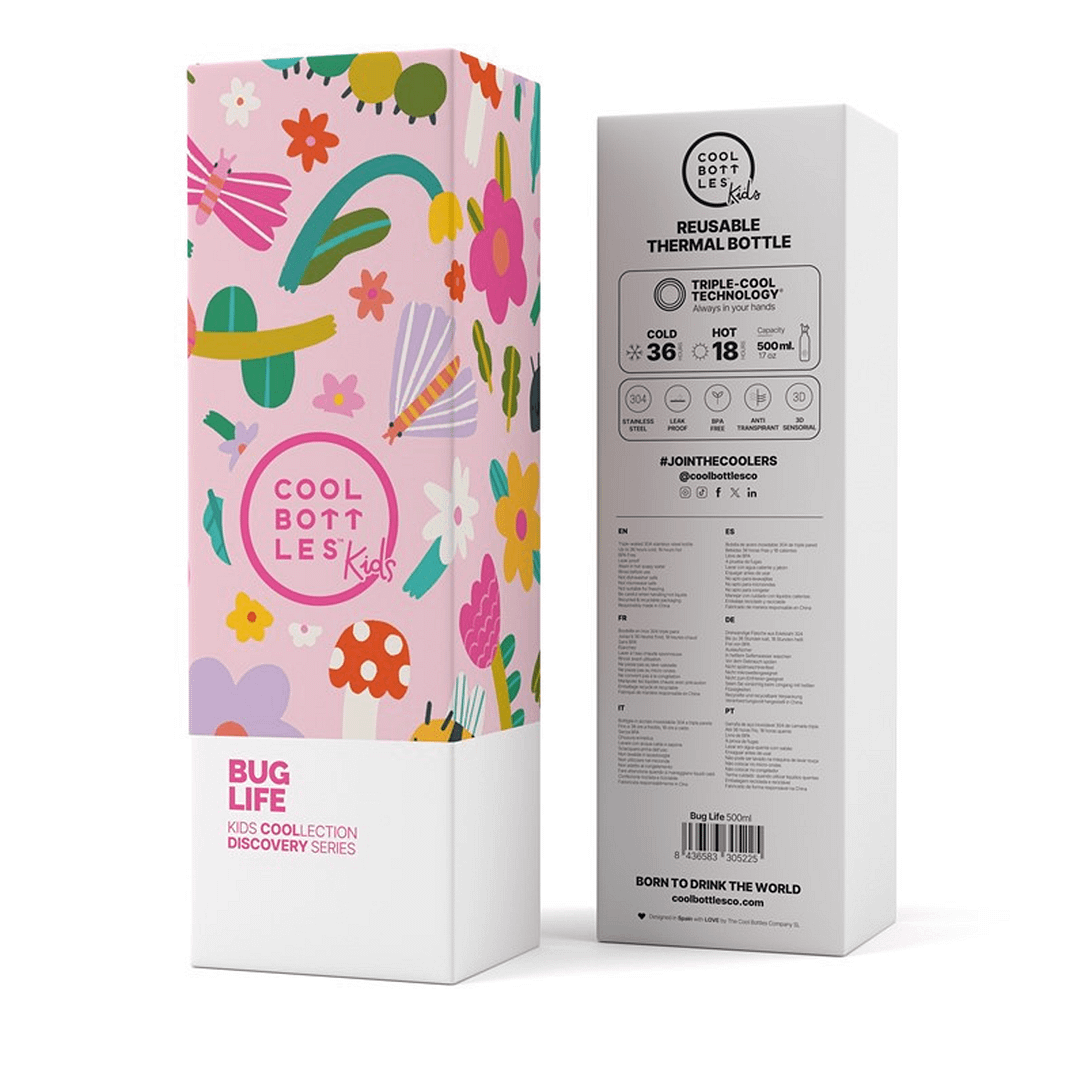 BOTELLA DE AGUA The Kids Bottle - Bug Life 500ml-COOL BOTTLES - Imagen 3