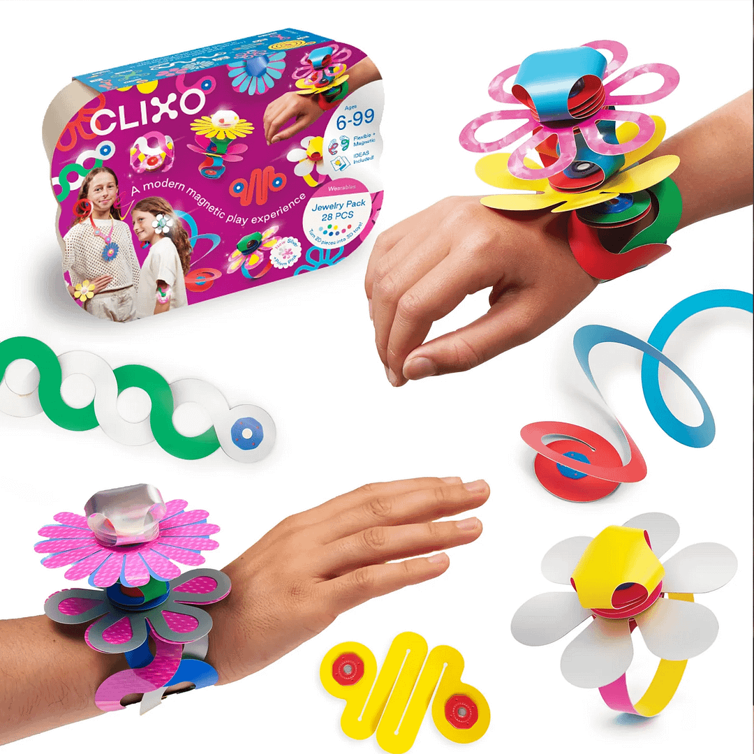 CONSTRUCCIÓN MAGNÉTICA Jewelery 28 piezas-CLIXO