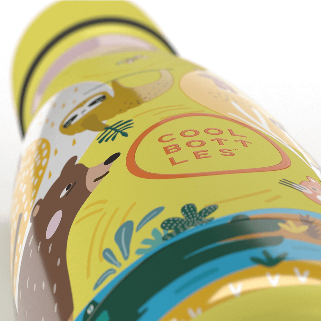 BOTELLA DE AGUA The Kids Bottle - Jungle Park 260ml-COOL BOTTLE - Imagen 3