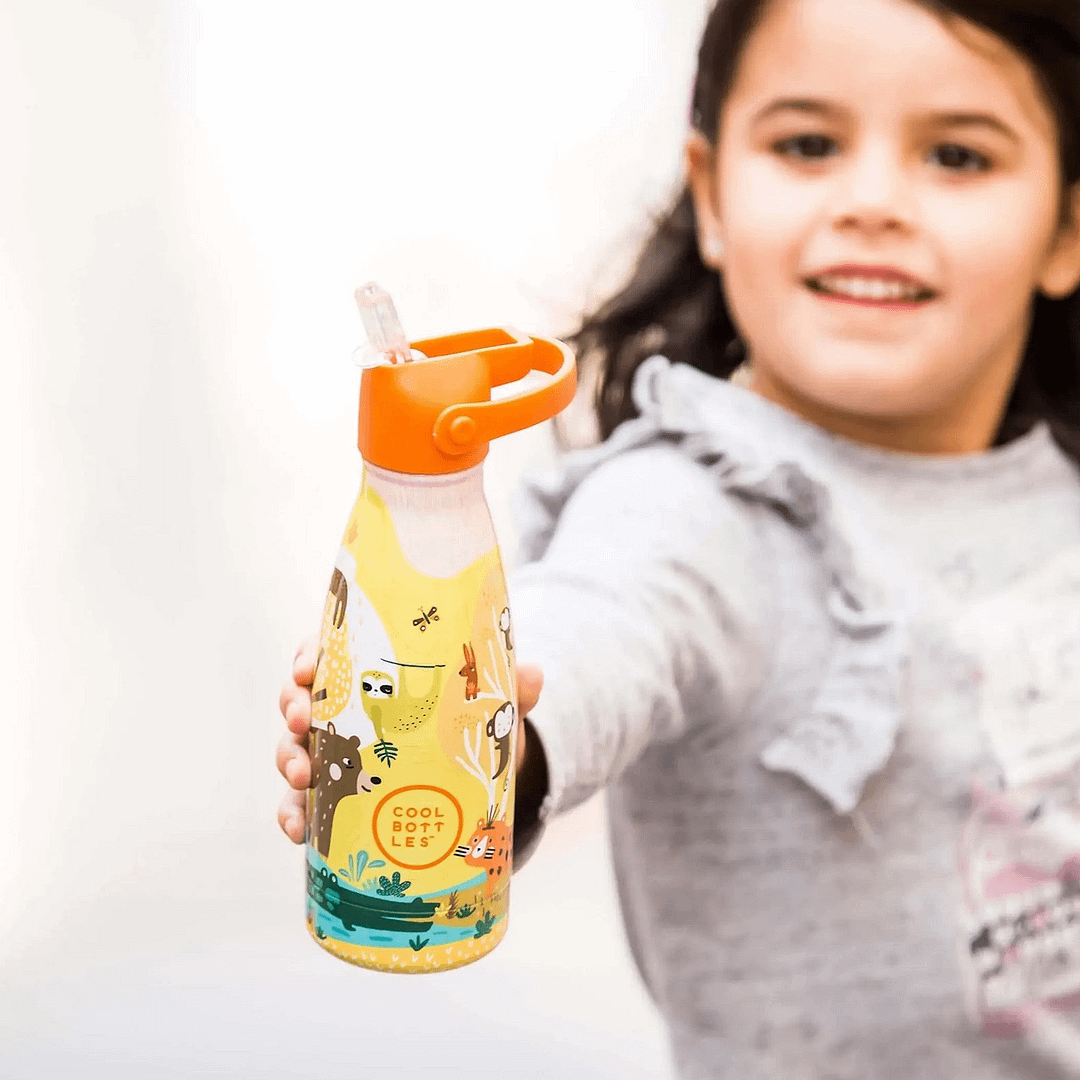BOTELLA DE AGUA The Kids Bottle - Jungle Park 260ml-COOL BOTTLE - Imagen 4