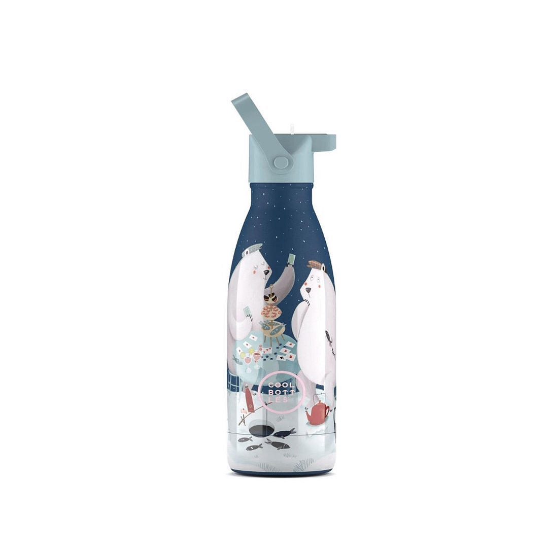 BOTELLA DE AGUA The Kids Bottle - Polar Bears 350ml-COOL BOTTLE