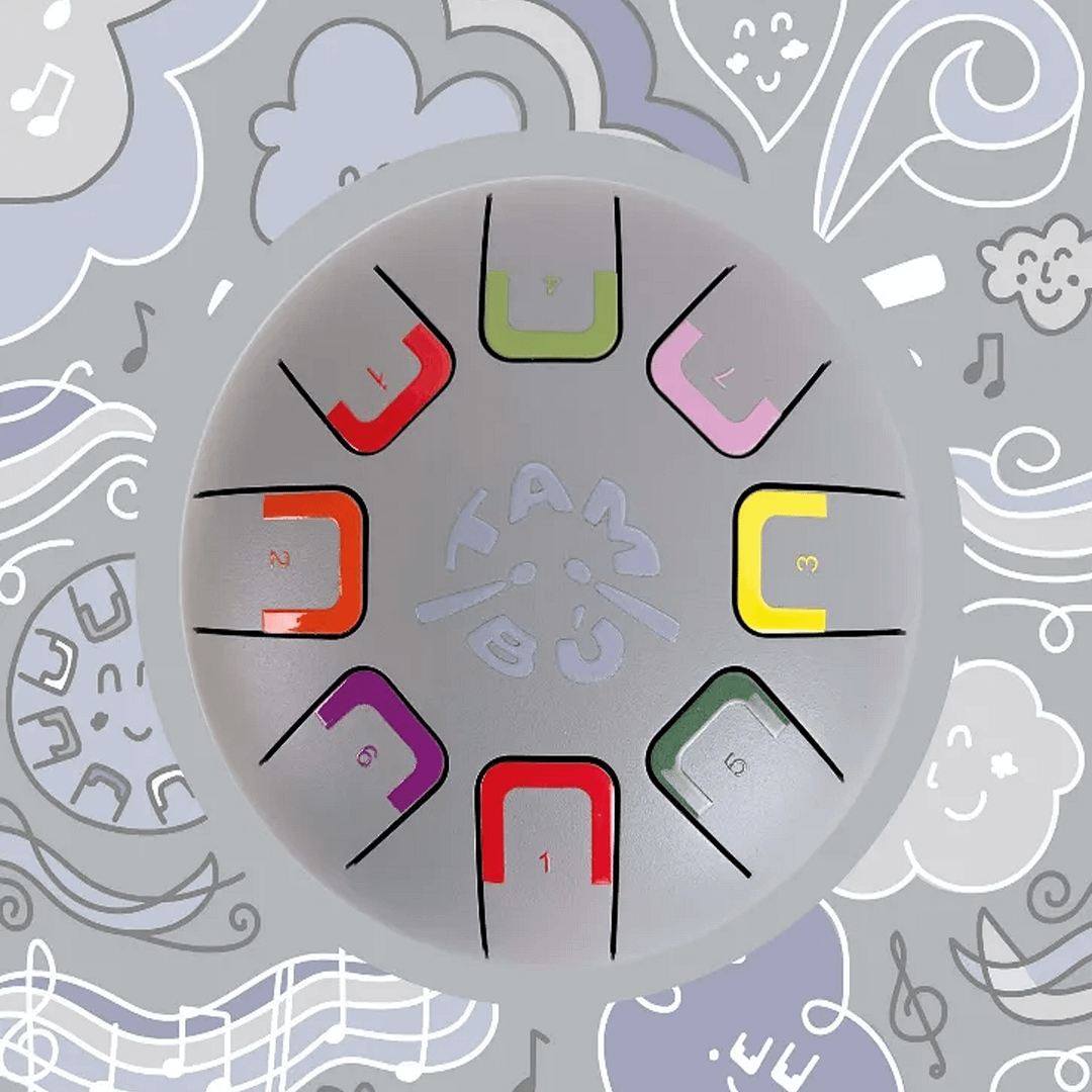 BABY TAMBÚ TAMBOR DE LENGÜETAS Y NOTAS SMOKY LOKY