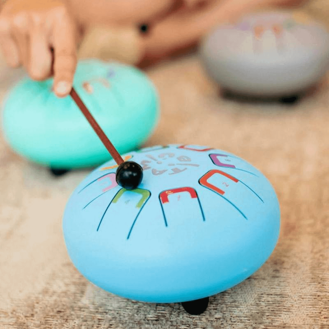 BABY TAMBÚ TAMBOR CON LENGÜETAS Y NOTAS SKY KITE - Imagen 3