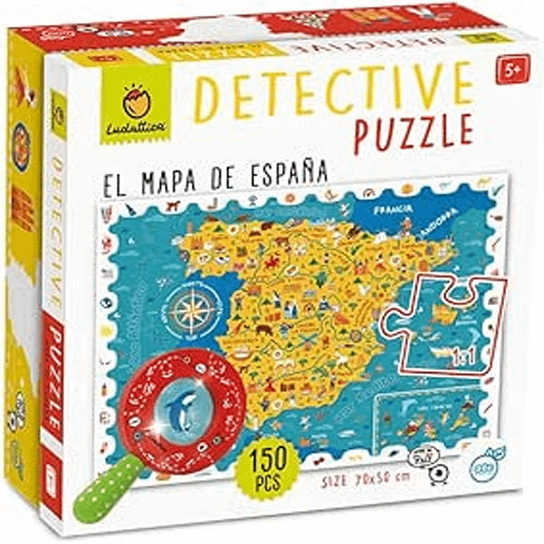 DETECTIVE PUZZLE-MAPA DE ESPAÑA 150PCS