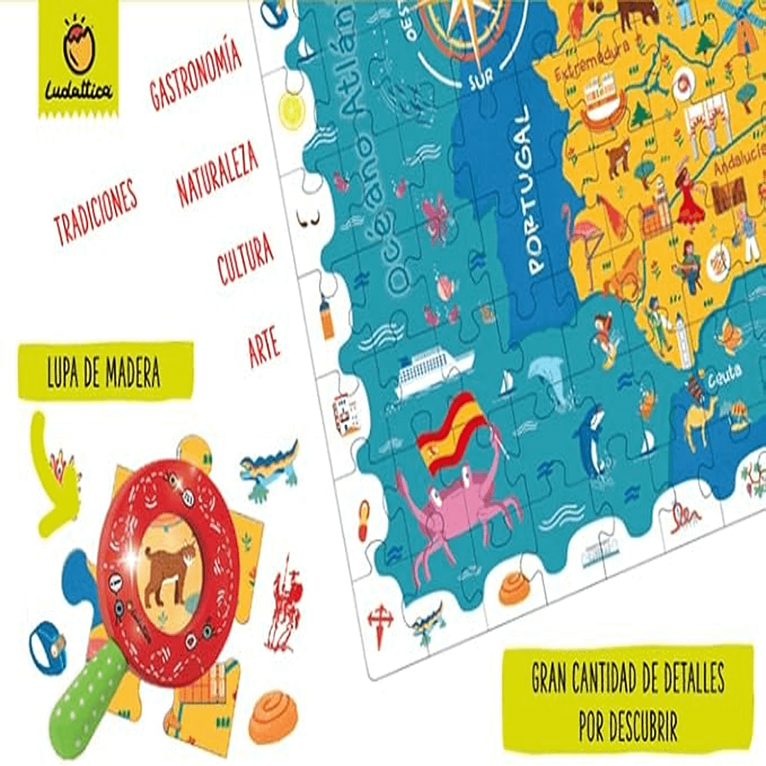 DETECTIVE PUZZLE-MAPA DE ESPAÑA 150PCS - Imagen 3