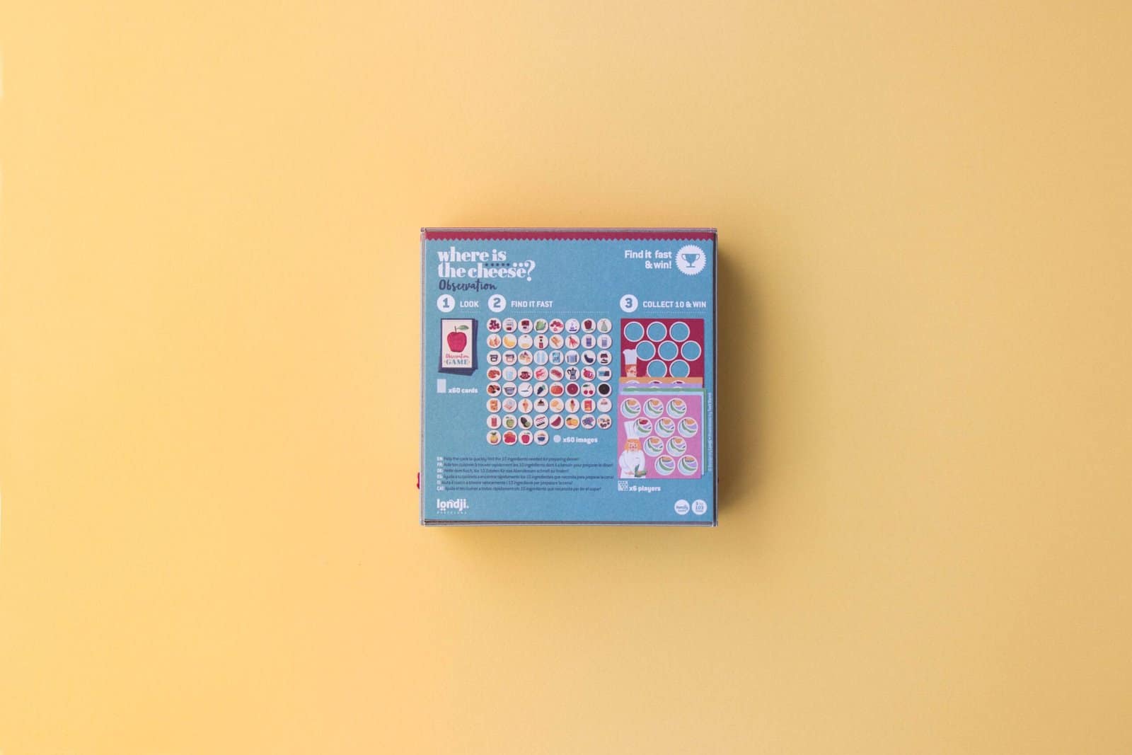 ¿DÓNDE ESTÁ EL QUESO?-JUEGO DE MESA VIAJE-LONDJI - Imagen 2