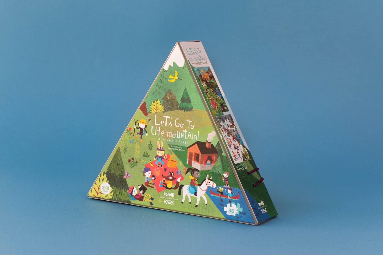 VAMOS A LA MONTAÑA PUZZLE REVERSIBLE 36 PCS-LONDJI