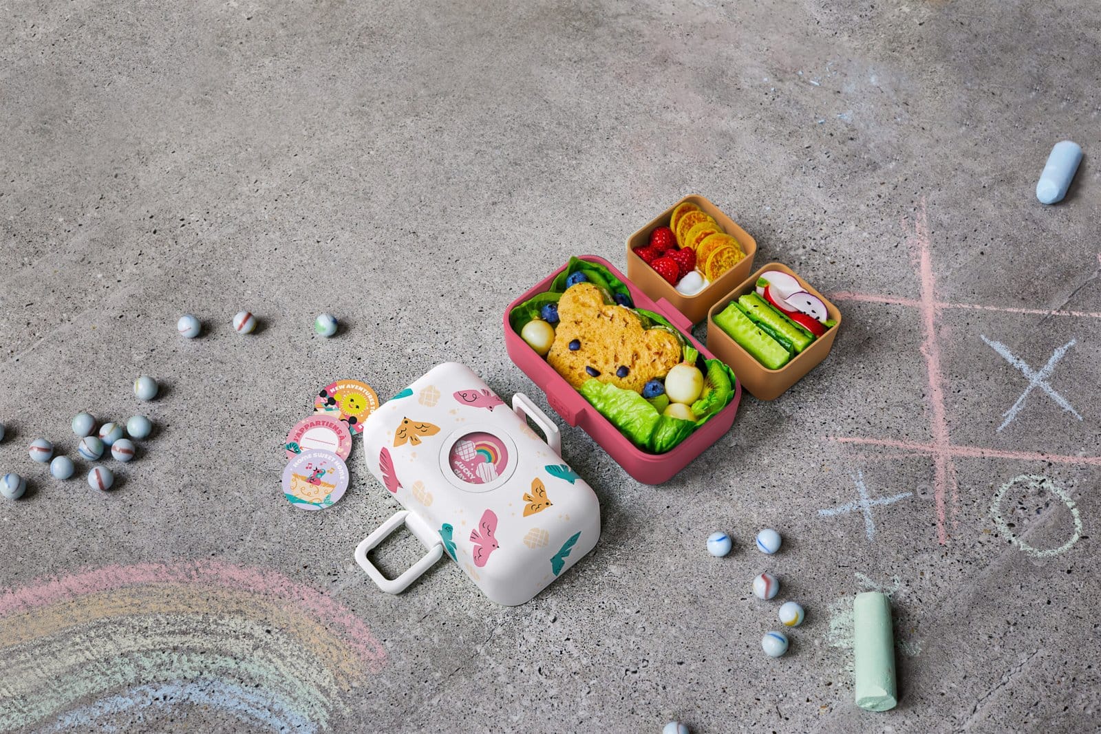 CAJA ALMUERZO TRESOR BIRDS 0,8L-MONBENTO - Imagen 2