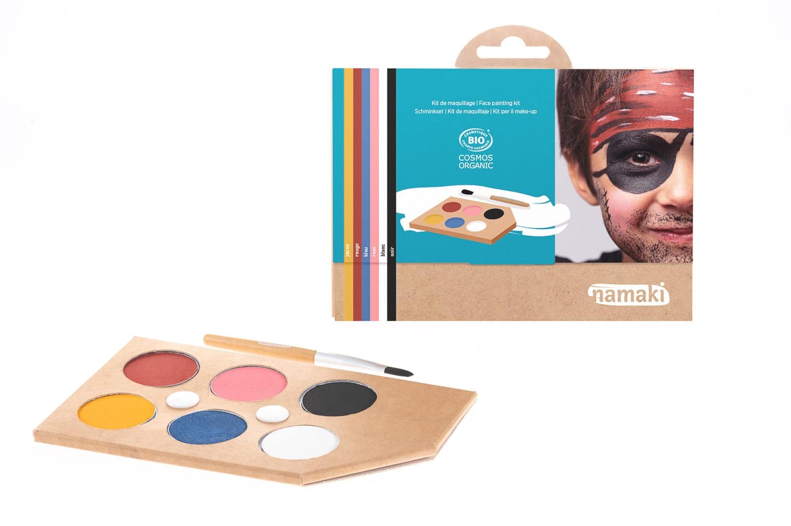 KIT MAQUILLAJE 6 COLORES ARCOÍRIS-NAMAKI