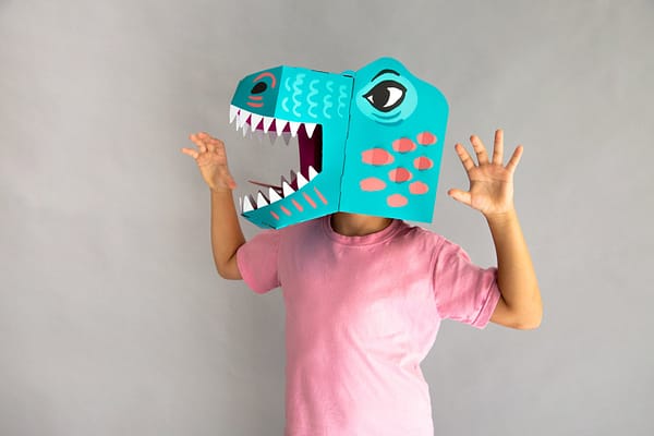 MÁSCARA 3D DINOSAURIO REX-OMY
