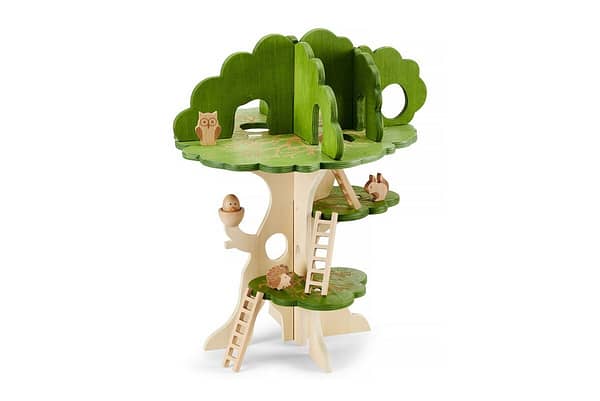 CASA EN EL ÁRBOL DE MADERA-TICKIT