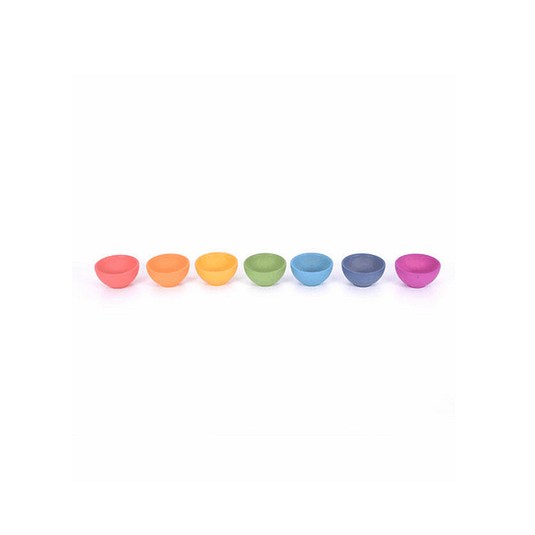 Cuencos de madera arcoiris-TICKIT