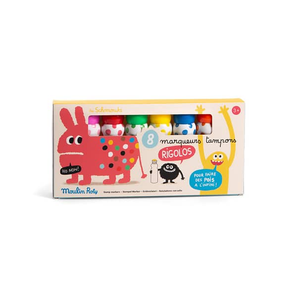 CAJA 8 PCS MARCADORES SCHMOUKS-MOULIN ROTY