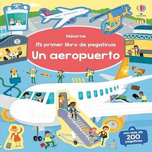 AEROPUERTO PEGATINAS USBORNE