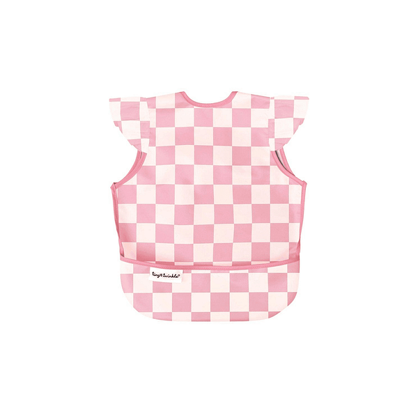 BABERO IMPERMEABLE CUADROS ROSAS T(L)-TINY TWINKLE