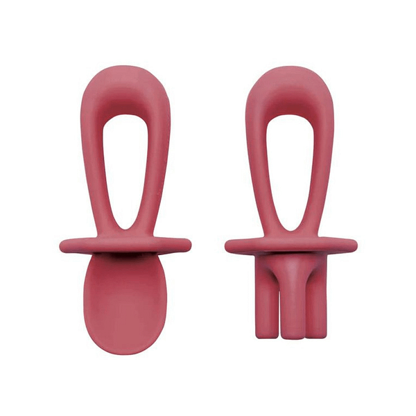 CUBIERTOS ENTRENAMIENTO SILICONA BURDEOS-TINY TWINKLE