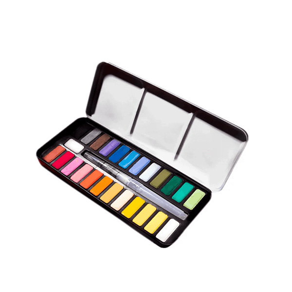 PALETA DE ACUARELAS 24 COLORES-OMY