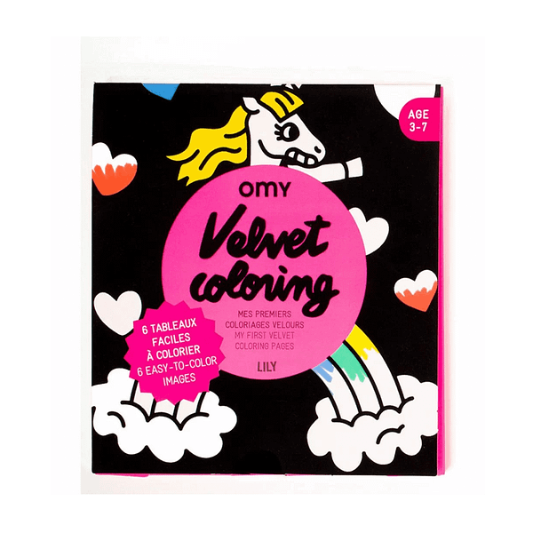 LÁMINA TERCIOPELO UNICORNIO-OMY