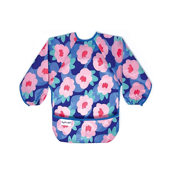 BABERO CON MANGA LARGA FLORES-TINY TWINKLE