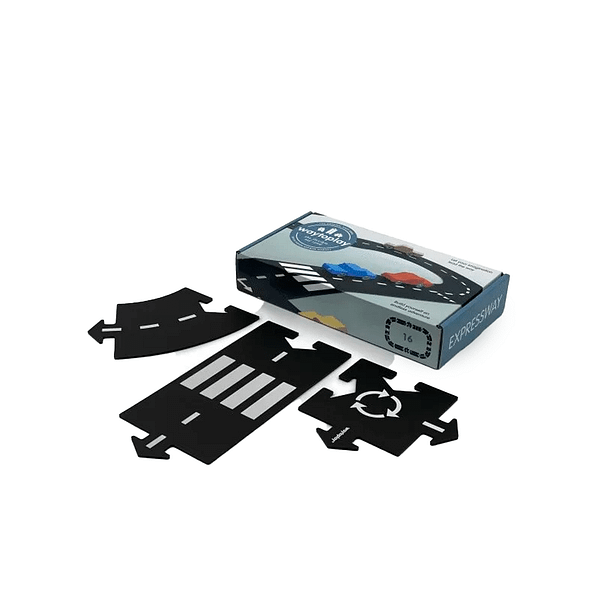 CARRETERA FLEXIBLE 16 PCS HIGHWAY-WAY TO PLAY