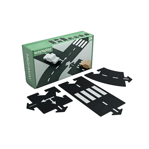 CARRETERA FLEXIBLE HIGH WAY 24PCS-WAY TO PLAY
