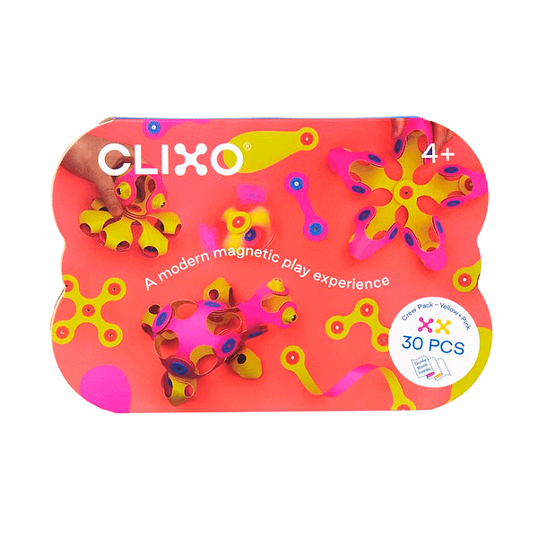 CLIXO 30 PCS ROSA Y AMARILLO