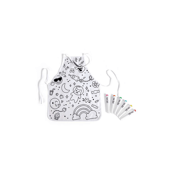 DELANTAL PARA COLOREAR-HAPE