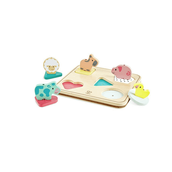 PUZZLE DE SONIDOS ANIMALES-HAPE