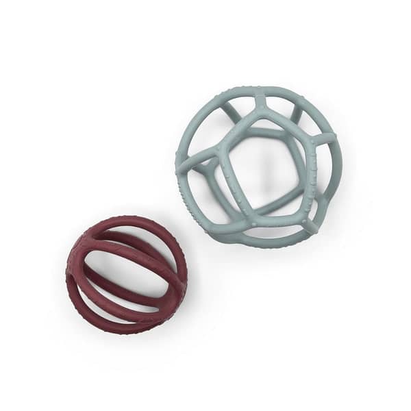 2 PELOTAS SENSORIALES Y MORDEDOR VERDE Y MORADO- JELLYSTONE
