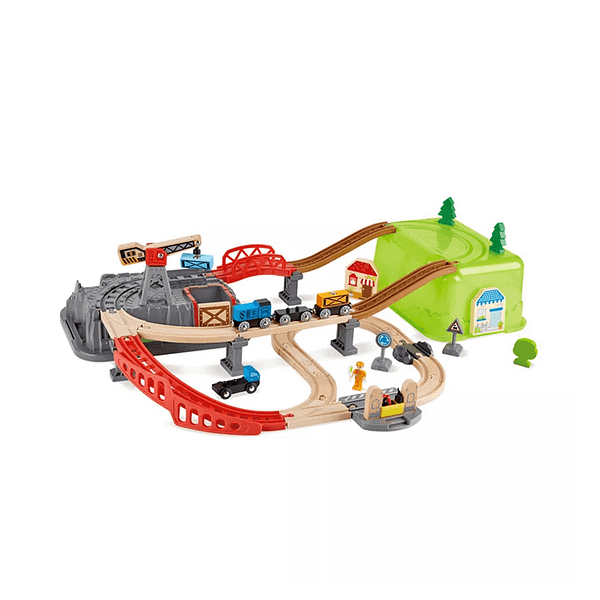SET CONSTRUCCIÓN FERROCARRIL 50 PCS-HAPE