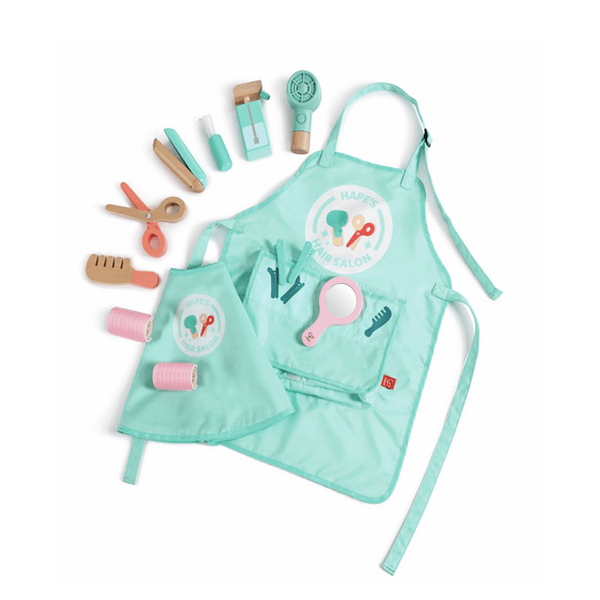 SET PELUQUERÍA DE MADERA-HAPE